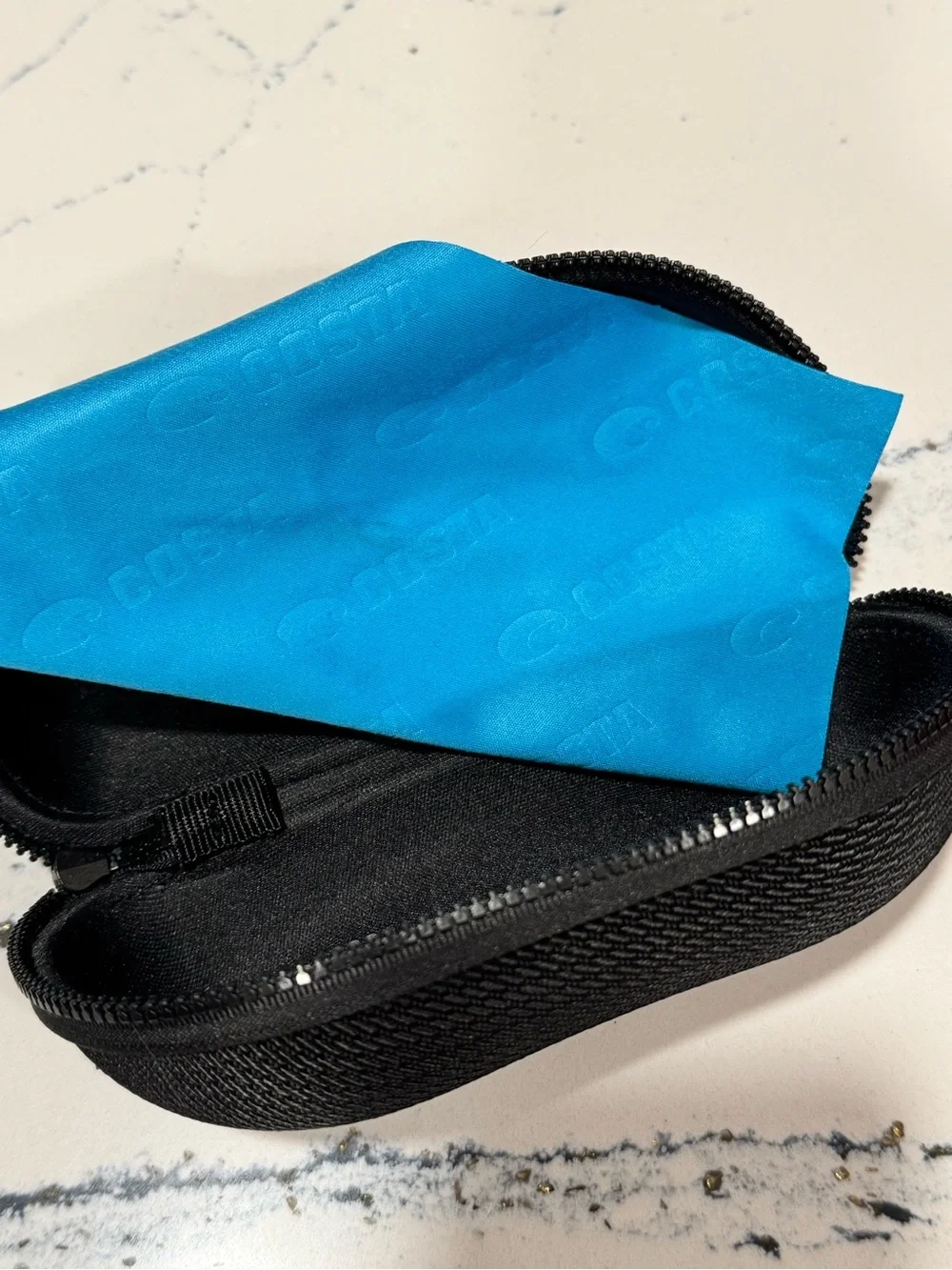 Costa Protective Black Hard Case with Blue Accent for Cell Phone Accessories